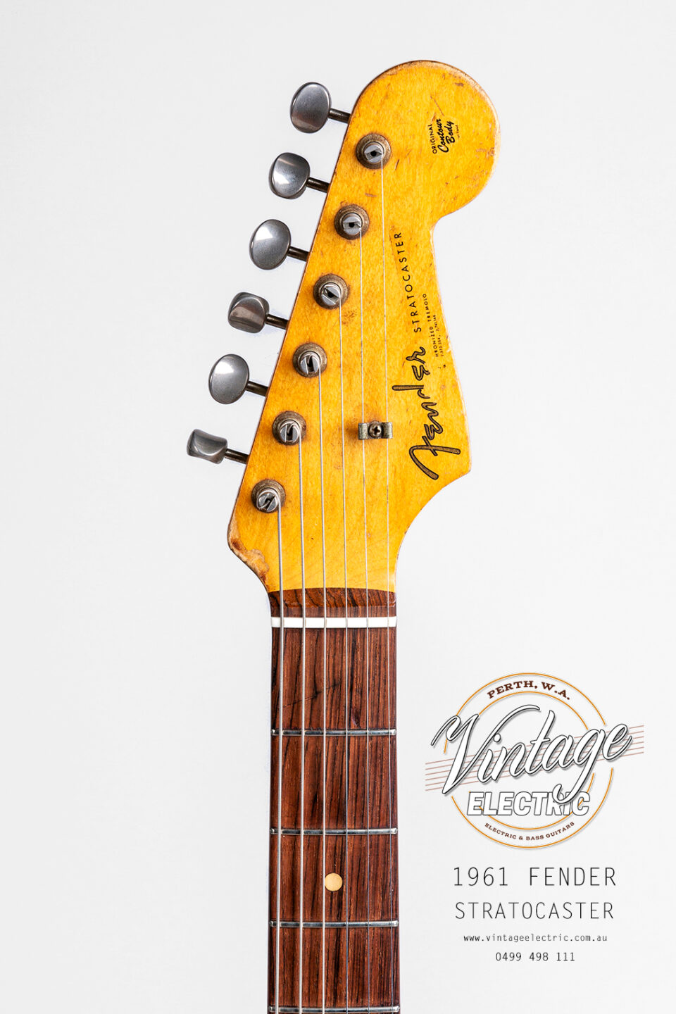 1961 Fender Stratocaster Headstock